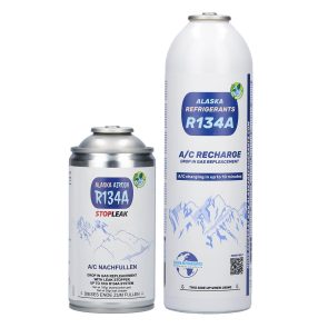 Alaska Refrigerants náhradní klimatizační plyn R134a pro vozidla + těsnicí přípravek na netěsnosti